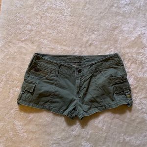 Decree Army Green Shorts